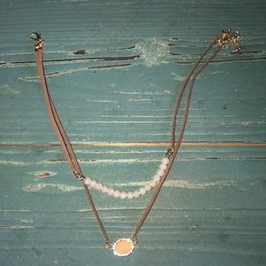Double stranded necklace